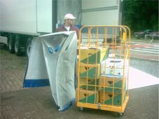 Krautz TEMAX bifold haube cover hoes voor bananen - bananas transport