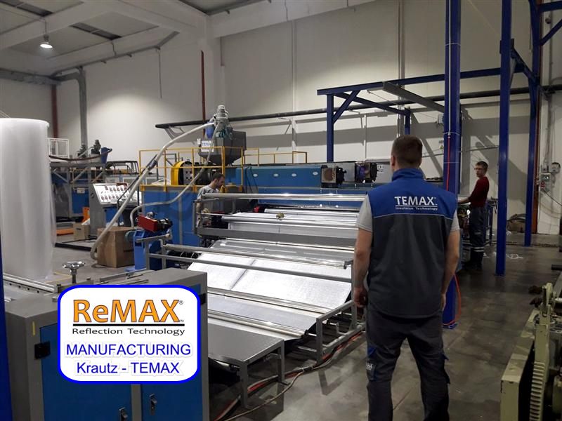 REMAX reflection air bubble foil manufacturing