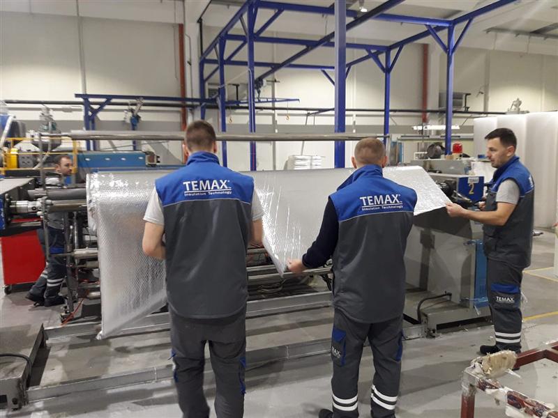 REMAX reflektierende Luftpolsterfolien Produktion