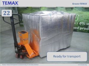 REMAX thermohoezen thermohoes geïsoleerde hoes voor pallets en paletten