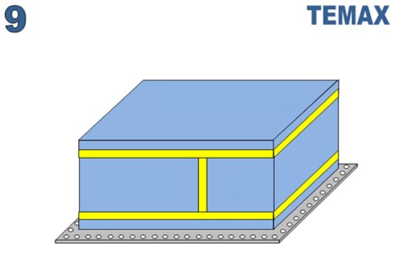 TEMAX PMC ULD isolieren von LD7 Luftfracht Palette